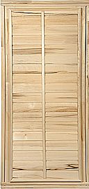 Дверь для сауны, короб из липы "Банные штучки", 1,7х0,7 м