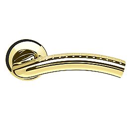 Ручка раздельная для межкомнатной двери «Libra LD26-1GP-22 TECH» Золото