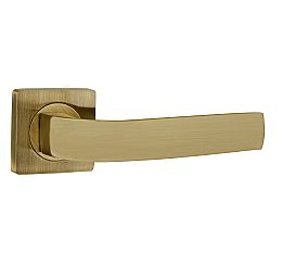 Ручка раздельная для межкомнатной двери «EVO JK ABG-6» Зеленая бронза