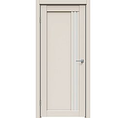 Дверь межкомнатная  "Concept-604" Магнолия, стекло Сатинато белое