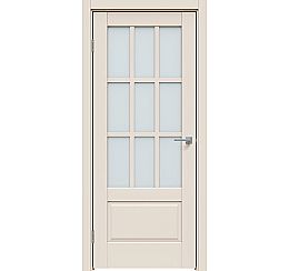 Дверь межкомнатная "Concept-641" Магнолия, стекло Сатинато белое