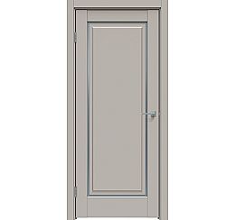 Дверь межкомнатная "Concept-651" Шелл грей, стекло Сатинато белое