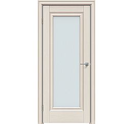 Дверь межкомнатная "Future-591" Дуб Серена керамика, стекло Сатинат белый