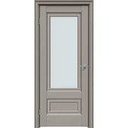 Дверь межкомнатная "Future-599" Дуб Серена каменно-серый, стекло Сатинат белый