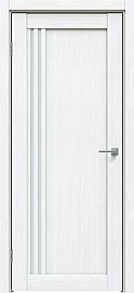 Дверь межкомнатная "Future-604" Дуб серена белый, стекло Сатинато белое