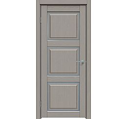 Дверь межкомнатная "Future-653" Дуб Серена каменно-серый стекло Сатинато