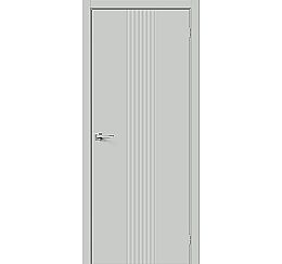 Дверь межкомнатная из ПВХ "Граффити-21" Grey Pro глухая