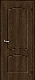 Дверь межкомнатная из ПВХ "Альфа-1" Dark Barnwood глухая