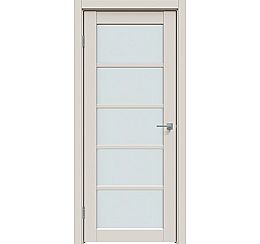 Дверь межкомнатная "Concept-605" Лайт грей стекло Сатинат белый
