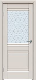 Дверь межкомнатная "Concept-626" Лайт грей, стекло Ромб