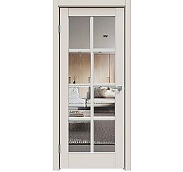 Дверь межкомнатная "Concept-636" Лайт грей стекло Прозрачное