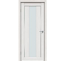 Дверь межкомнатная "Future-584" Дуб Серена светло-серый стекло Сатинато белое