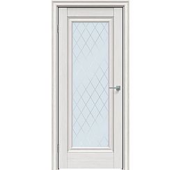 Дверь межкомнатная "Future-591" Дуб Серена светло-серый, стекло Ромб