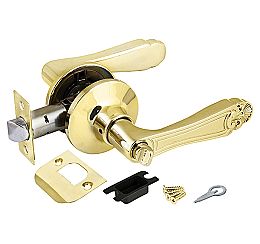 Ручка защелка для межкомнатной двери «6037 PB-B» Золото
