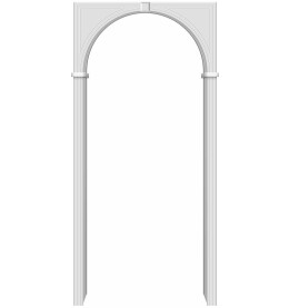Арка межкомнатная Bravo ПВХ, П-23 (Белый)