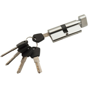Цилиндр ключ-фиксатор «Avers JМ-70-С 70*35*35» CR Хром (5 ключей)