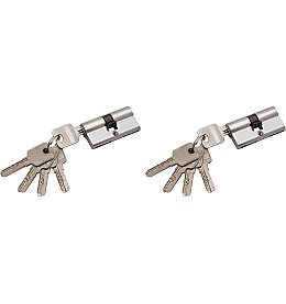 Цилиндр ключ/ключ Bravo AЕK-60-30/30 C Хром