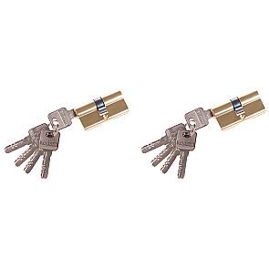 Цилиндр ключ/ключ Bravo AЕK-60-30/30 G Золото