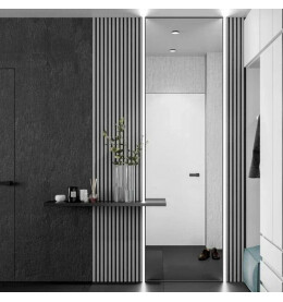 Рейка декоративная Бетон темно серый 2750*30*45