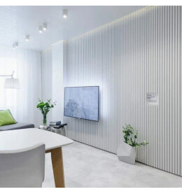 Рейка декоративная Дарк Вайт 2750*30*45