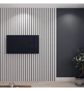 Рейка декоративная Дуб патино золото 2750*30*45