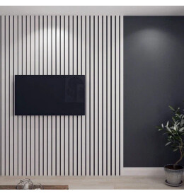 Рейка декоративная Дуб патино золото 2750*30*45