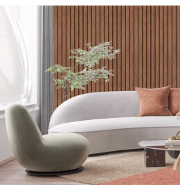 Декоративная панель LV123N BR396 HI WOOD 2700*120*12 без полос