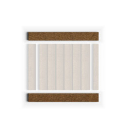 Финишный молдинг LF1 G387 HI WOOD 50*17*2700