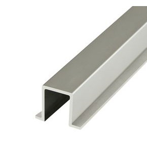 Нижняя направляющая «Comfort R» 60/80/1000 bottom track (1 м) Алюминий