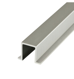 Нижняя направляющая «Comfort R» 60/80/1000 bottom track (1 м) Алюминий