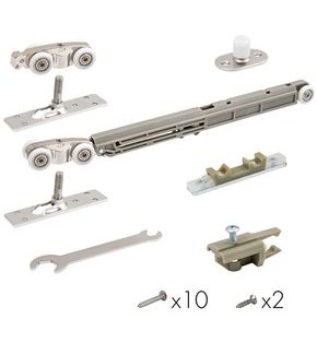 Комплект для раздвижных дверей SLD.Comfort-PRO.SET3.soft close+roller/80