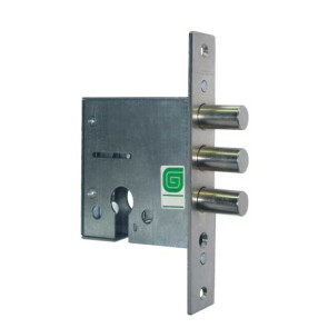 Корпус врезного замка «ЗВ 32.01» Хром