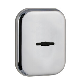 Накладка на сувальдный замок ESC.S.XL/K.486 CP (SC 486-S SQ XL) со шторкой хром (1шт.)