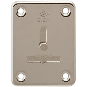 Накладка на сувальдный замок со шторкой «06.081.01.12» (1шт) Никель