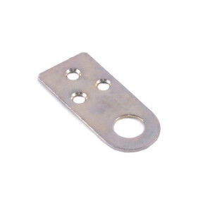 Проушины ушко прямое «70х30 (70х30х2)» Цинк белый