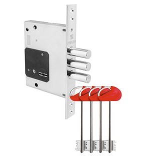 Замок врезной сувальдный MDV25/S-60.00.3R16 4key