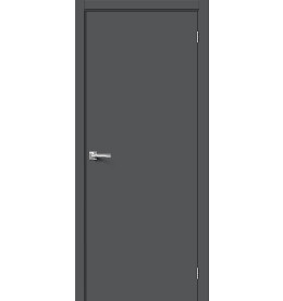 Дверь межкомнатная Браво-0.П ПЭТ, Stormy Silk, глухая, каркасно-щитовая