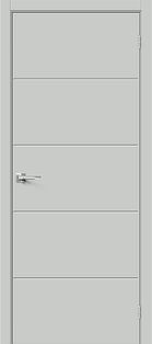 Дверь межкомнатная Граффити-2.Д.П ПЭТ Grey Silk, глухая, каркасно-щитовая