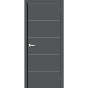 Дверь межкомнатная Граффити-2.Д.П ПЭТ Stormy Silk, stormy silk, глухая, каркасно-щитовая