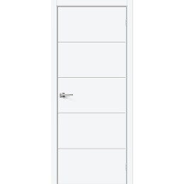 Дверь межкомнатная Граффити-2.Д.П ПЭТ, White Silk, глухая, каркасно-щитовая