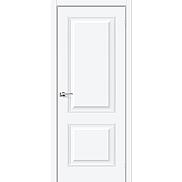 Дверь межкомнатная «Классик-12» White Silk глухая