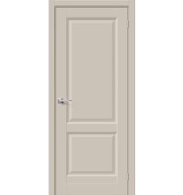 Дверь межкомнатная Неоклассик-32 ПЭТ, Cream Silk, глухая, царговая