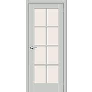 Дверь межкомнатная "Прима-11.1" Grey Silk остекление Magic Fog
