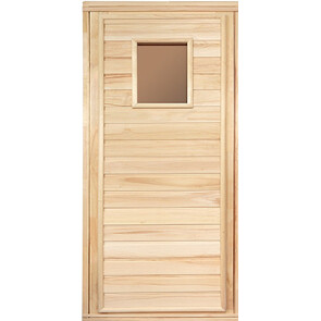 Класс Б со стеклом Массив Коричневый, остекленная