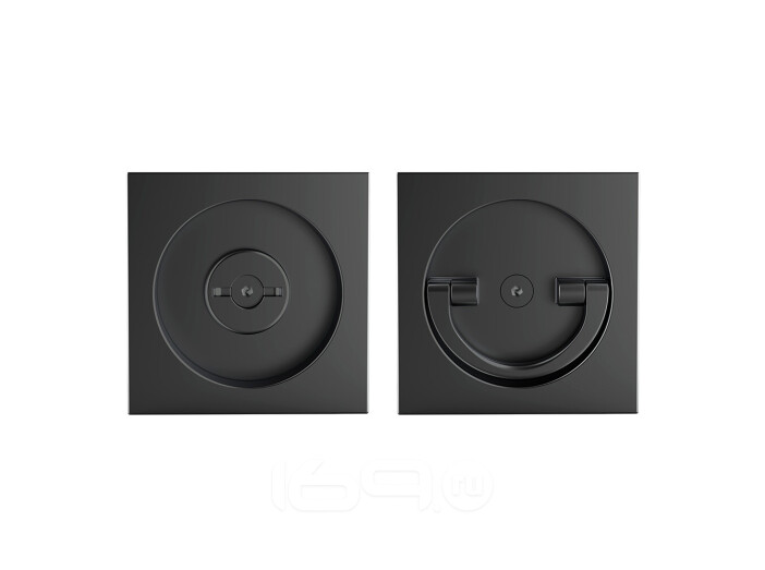 Ручка поворотная для раздвижных дверей SH.QUADRO55.BK8 BL-26 черный