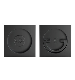 Ручка поворотная для раздвижных дверей SH.QUADRO55.BK8 BL-26 черный