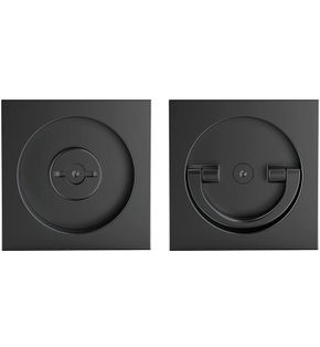 Ручка поворотная для раздвижных дверей SH.QUADRO55.BK8 BL-26 черный