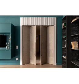 Складная система FOLDING/40 +Верхняя направляющая  FOLDING/40/2000 track (2м)