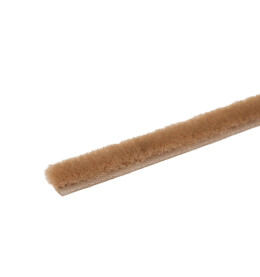 Уплотнитель щеточный 4Р Светло-бежевый