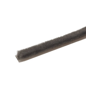 Уплотнитель щеточный 4Р Тёмно-серый